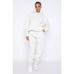 Pullover Long-Sleeved Hoodie & Tie Pocket Pants Sets - Shah S. Sahota