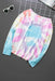 Tie-Dye Boat Neck Batwing Sleeve Tee - Shah S. Sahota