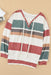 Multicolored Striped Lace-Up Dropped Shoulder Sweatshirt - Shah S. Sahota