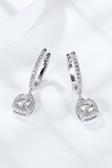 Moissanite Huggie Drop Earrings - Shah S. Sahota
