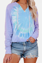 Tie-Dye Drawstring Hoodie - Shah S. Sahota