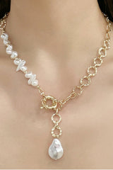 Freshwater Pearl Copper Necklace - Shah S. Sahota