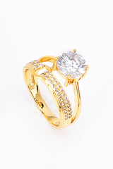 Sparkling Cubic Zirconia Ring - Shah S. Sahota