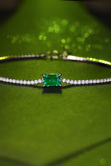 1 Carat Lab-Grown Emerald Bracelet - Shah S. Sahota