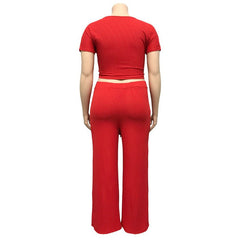 Women‘s Solid Color Two Piece Set - Shah S. Sahota