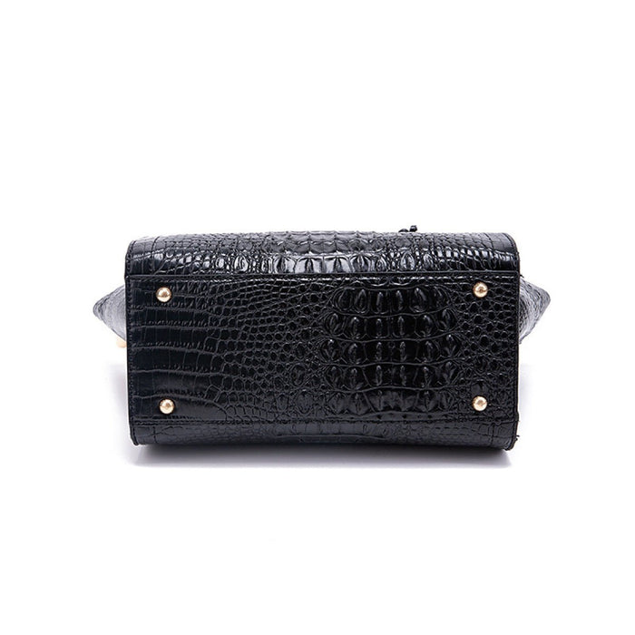 Retro Crocodile Pattern Crossbody Bag - Shah S. Sahota