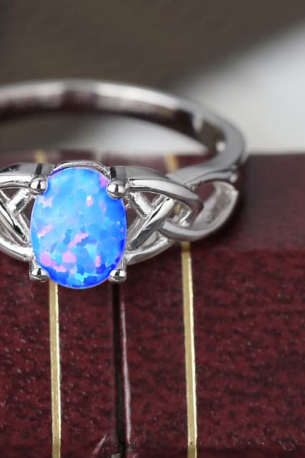 Crisscross 4-Prong Opal Ring - Shah S. Sahota