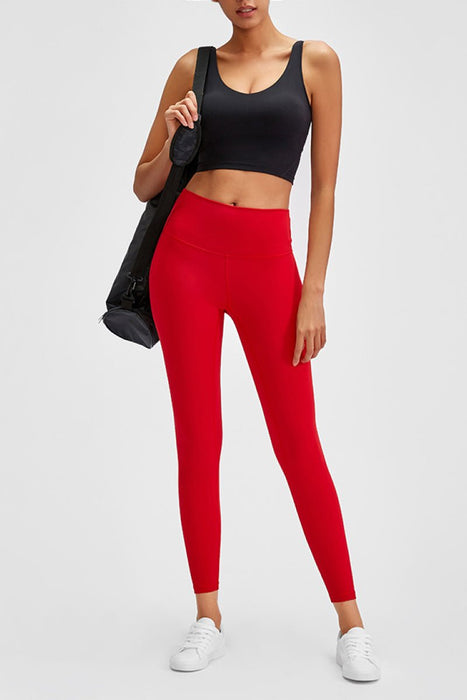 Wide Seamless Band Waist Sports Leggings - Shah S. Sahota