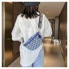 Casual Letter Crossbody Bags With Chain - Shah S. Sahota