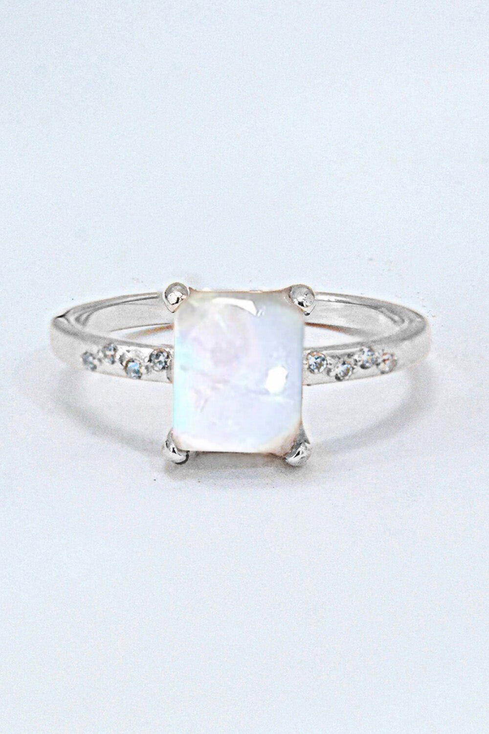 Square Moonstone Ring - Shah S. Sahota