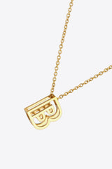 A to J Letter Pendant Nekclace - Shah S. Sahota