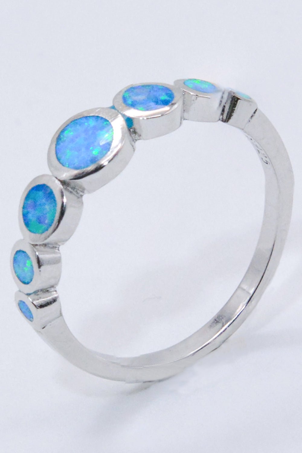 925 Sterling Silver Multi-Opal Ring - Shah S. Sahota