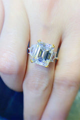 5 Carat Moissanite 925 Sterling Silver Ring - Shah S. Sahota