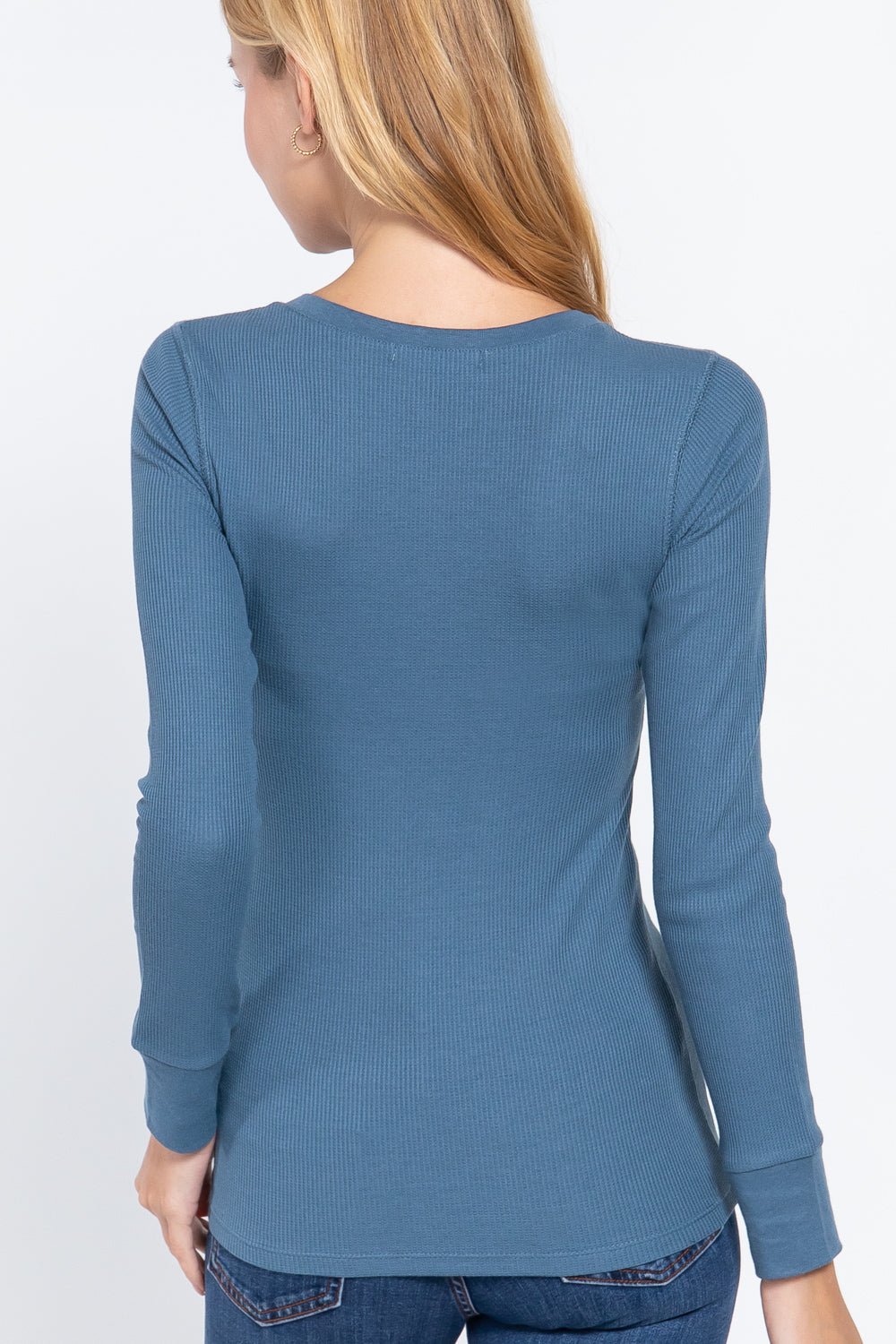 Long Slv V-neck Thermal Top - Shah S. Sahota