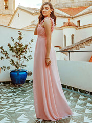 One Shoulder Wholesale Bridesmaid Dresses With Flower Decoration - Shah S. Sahota