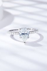 1.8 Carat Moissanite Side Stone Ring - Shah S. Sahota