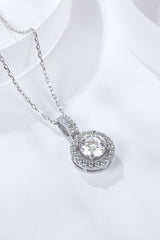 2 Carat Moissanite Round Pendant Necklace - Shah S. Sahota