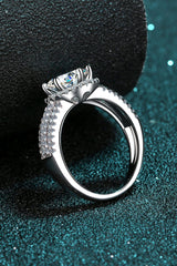 Sterling Silver Moissanite Ring - Shah S. Sahota