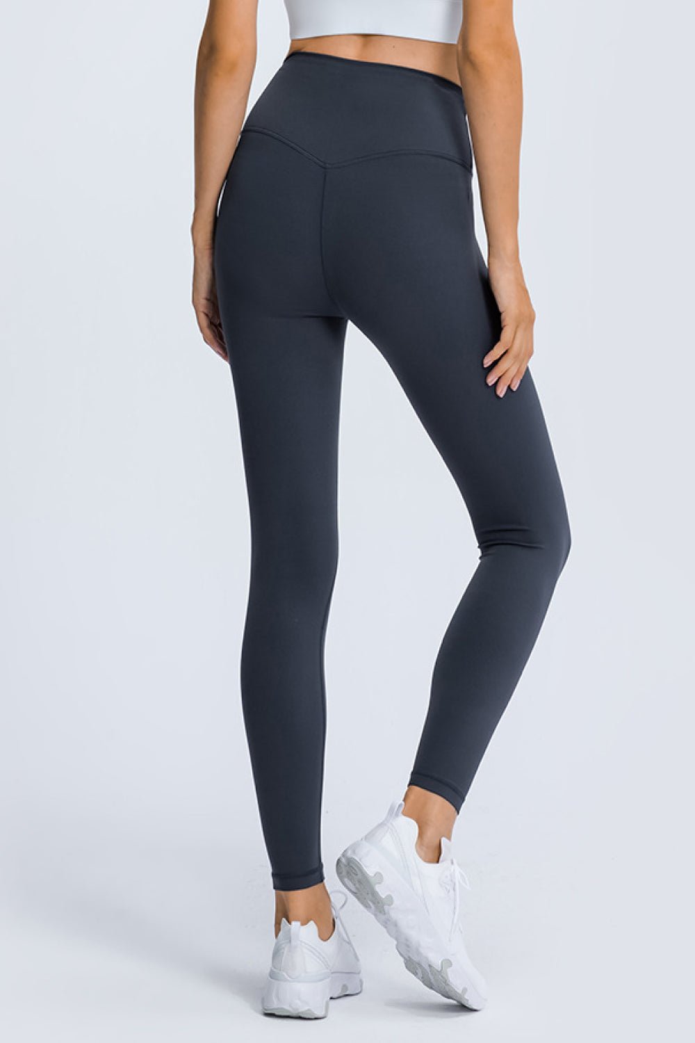 High Rise Ankle Length Yoga Leggings - Shah S. Sahota