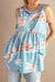 Floral Peplum Tank Top - Shah S. Sahota