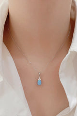 Find Your Center Opal Pendant Necklace - Shah S. Sahota