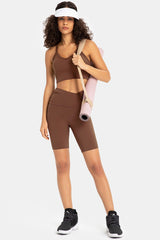 V-Waist Biker Shorts - Shah S. Sahota