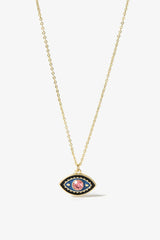 Evil Eye Pendant Gold Plated Chain Necklace - Shah S. Sahota