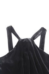 Sequin Fringe Detail Sleeveless Dress - Shah S. Sahota