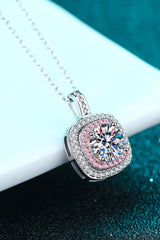Moissanite Geometric Pendant Necklace - Shah S. Sahota