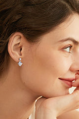 4 Carat Moissanite Drop Earrings - Shah S. Sahota