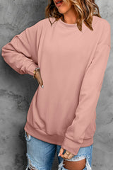 Crew Neck Ribbed Sweatshirt - Shah S. Sahota