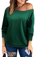 Boat Neck Long Sleeve Sweatshirt - Shah S. Sahota