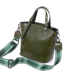 Portable Zipper Shoulder Bucket Bag - Shah S. Sahota