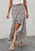 Floral Asymmetrical Maxi Skirt - Shah S. Sahota