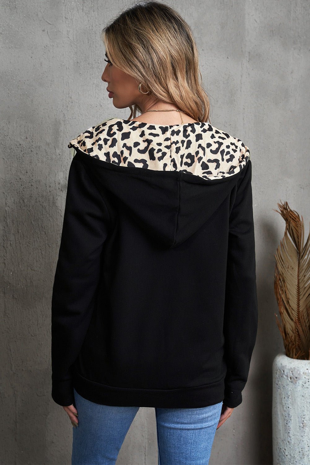 Zip Up Thumbhole Sleeve Hooded Jacket with Pockets - Shah S. Sahota