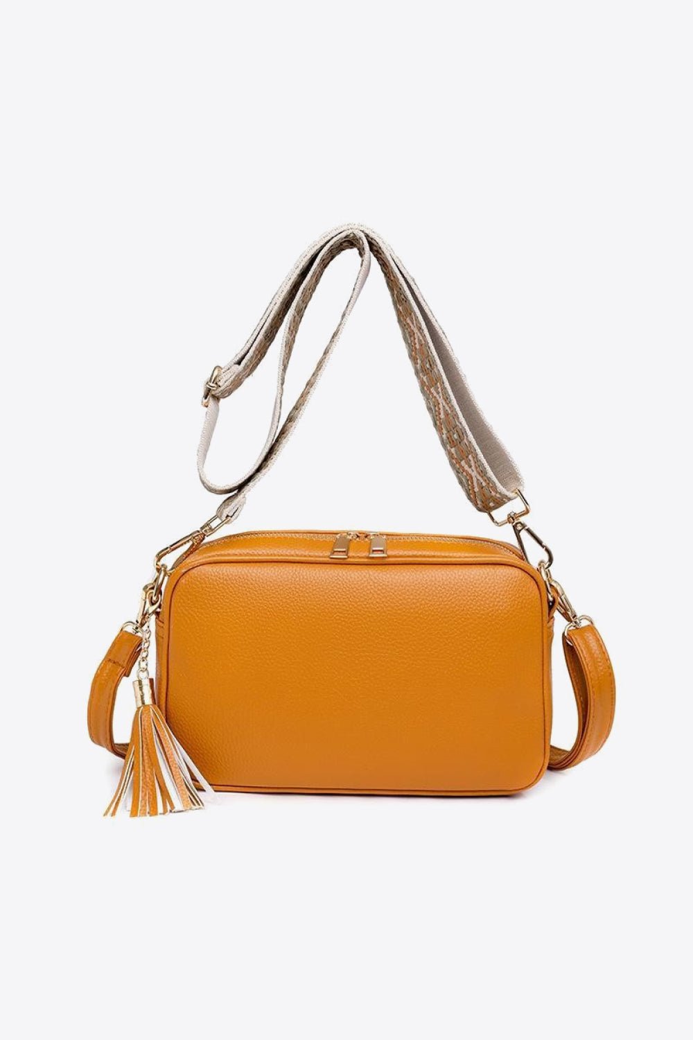 PU Leather Tassel Crossbody Bag - Shah S. Sahota