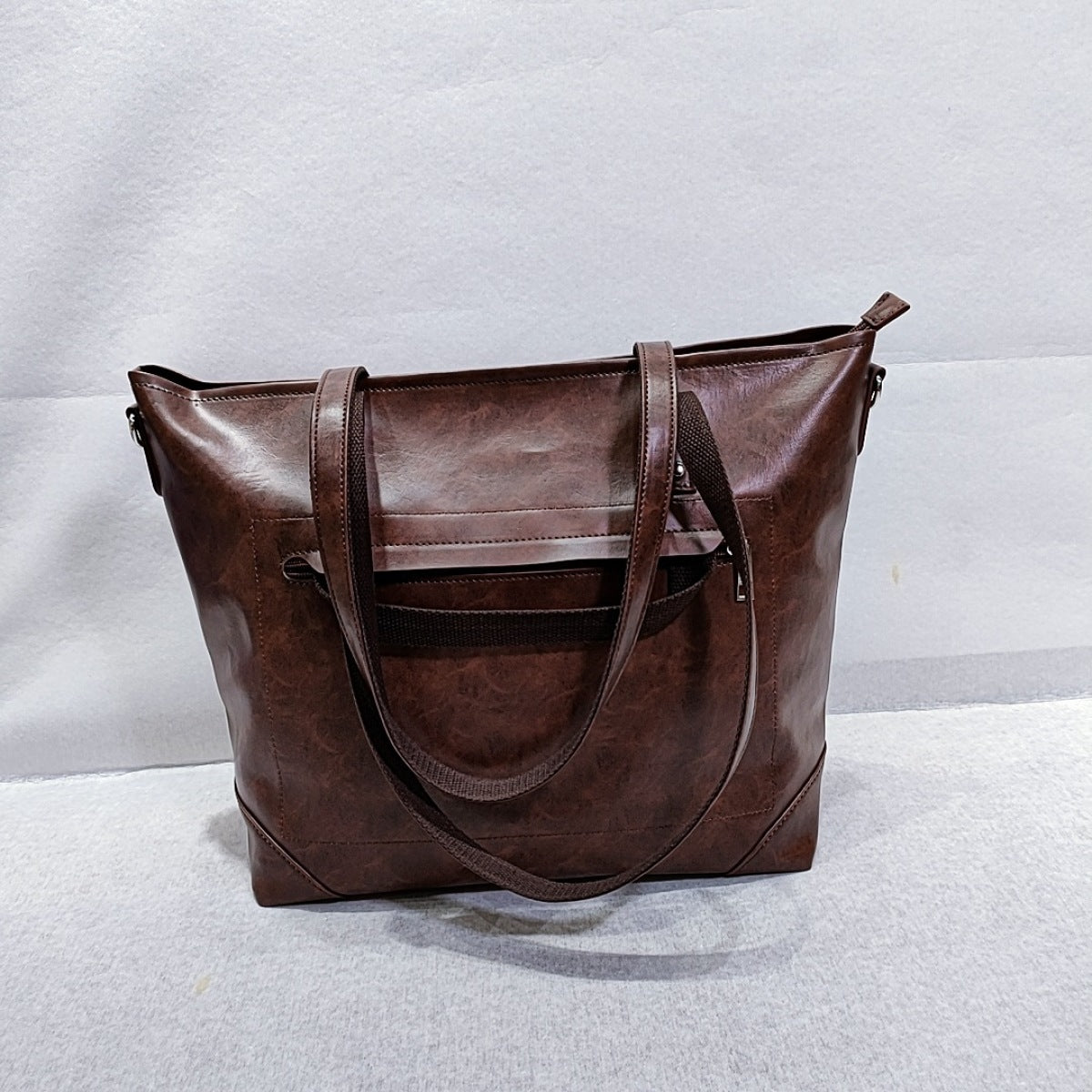 Retro Square One-Shoulder Tote Bag - Shah S. Sahota