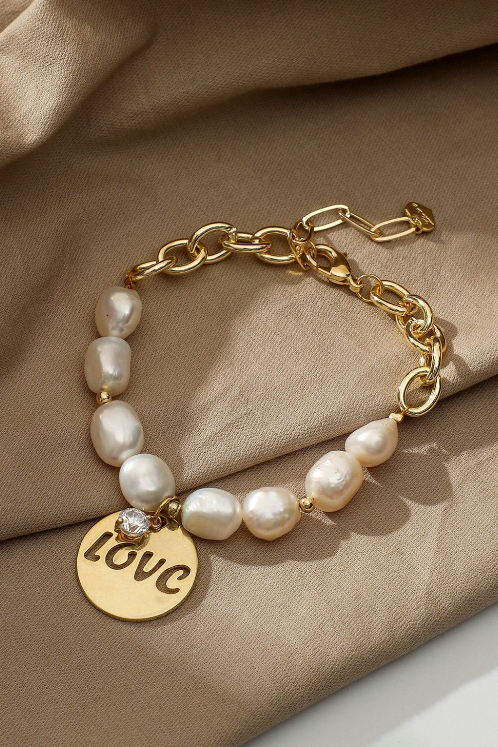 LOVE Freshwater Pearl Bracelet - Shah S. Sahota