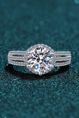 Sterling Silver Moissanite Ring - Shah S. Sahota