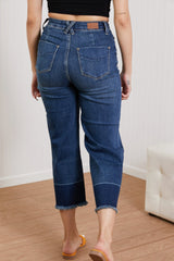 Judy Blue Savannah Full Size Wide Leg Cropped Jeans - Shah S. Sahota