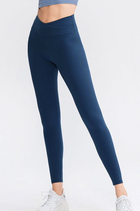 Crisscross Waist Yoga Leggings - Shah S. Sahota