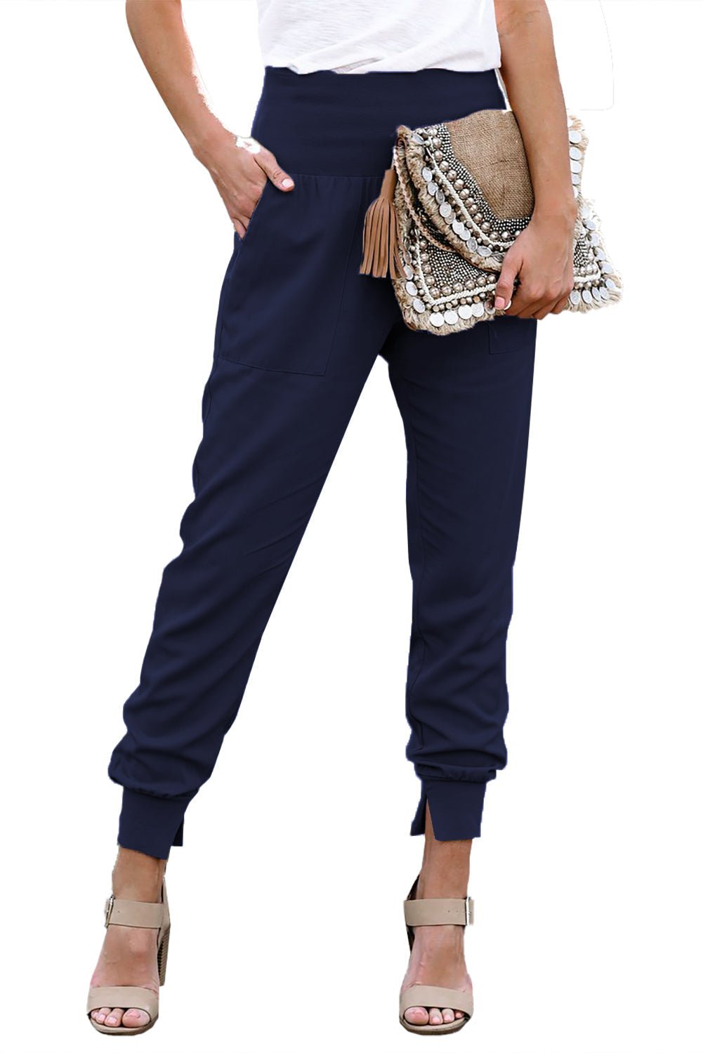 Pocketed Casual Joggers - Shah S. Sahota
