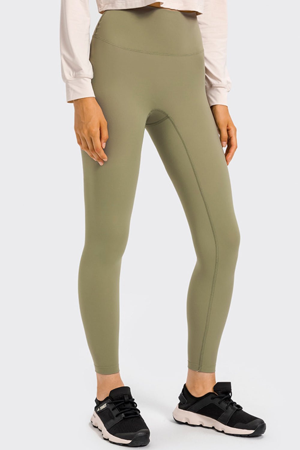 High Rise Crop Fitness Leggings - Shah S. Sahota