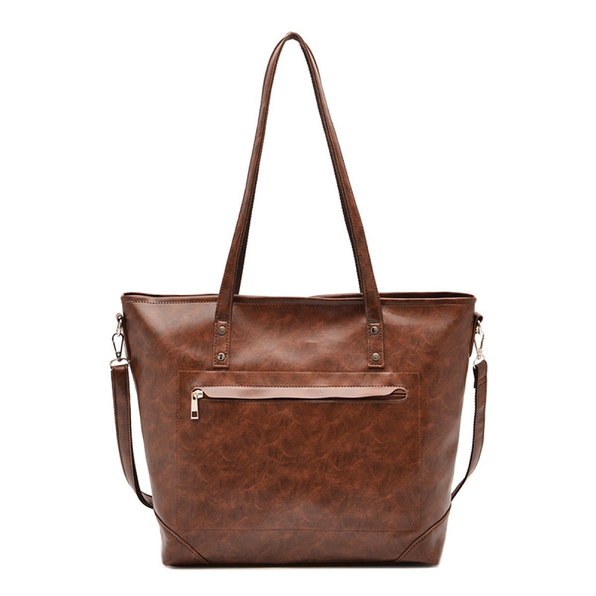 Retro Square One-Shoulder Tote Bag - Shah S. Sahota