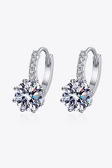 4 Carat Moissanite 925 Sterling Silver Earrings - Shah S. Sahota