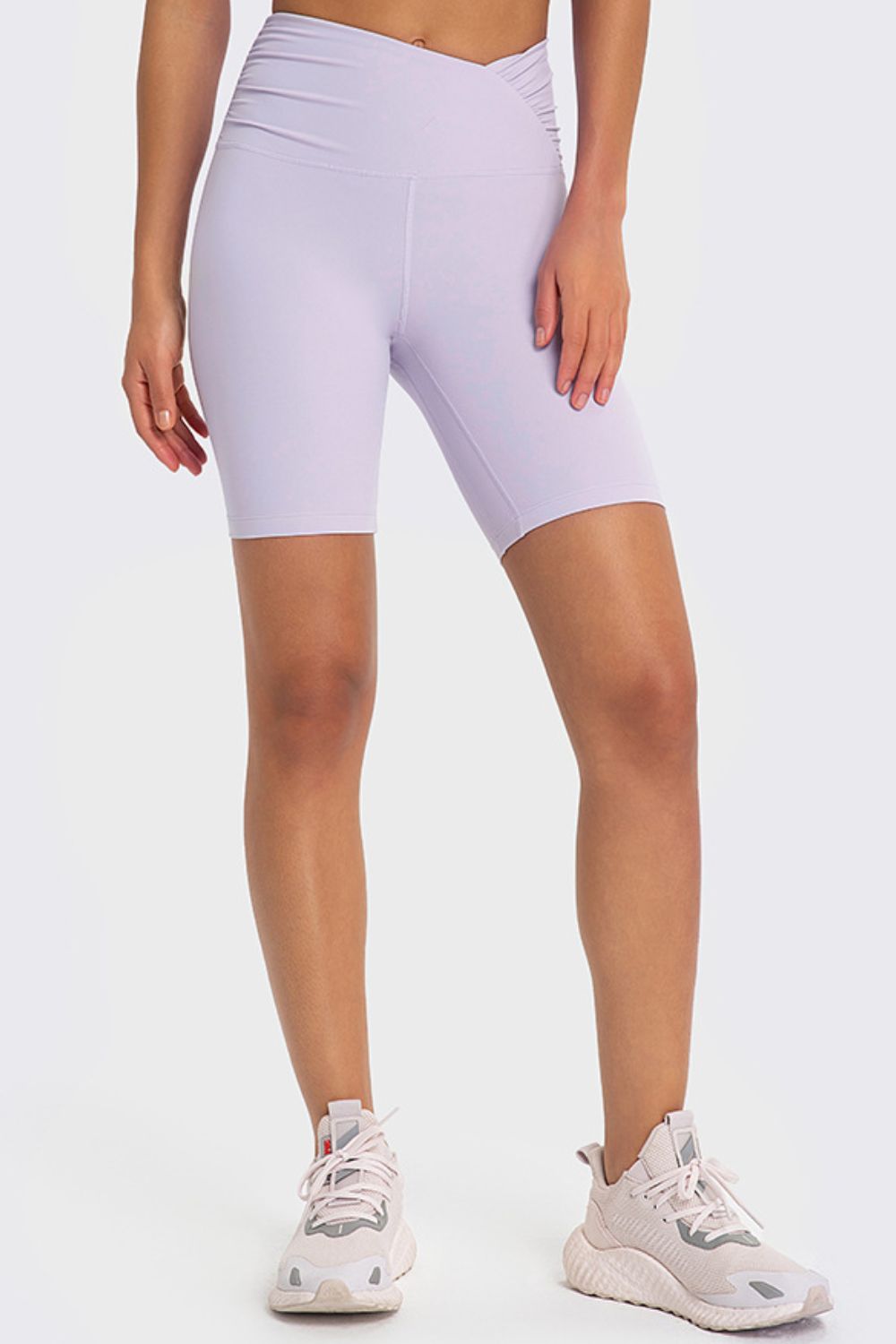V-Waist Biker Shorts - Shah S. Sahota