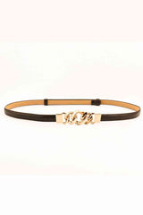 PU Skinny Belt