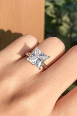 5 Carat Moissanite Solitaire Ring - Shah S. Sahota
