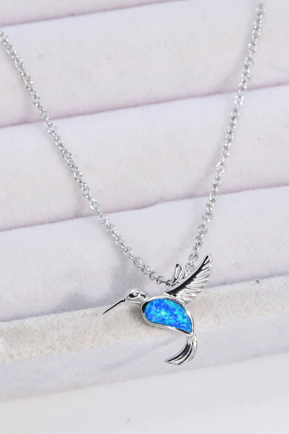 Opal Bird 925 Sterling Silver Necklace - Shah S. Sahota