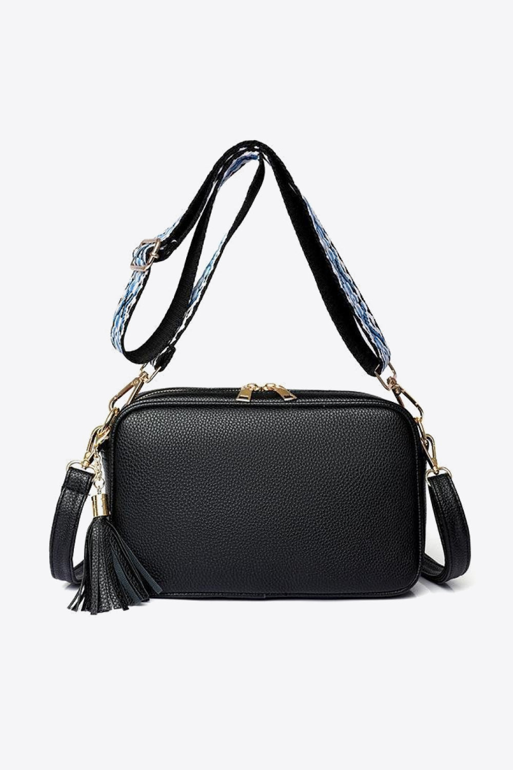 PU Leather Tassel Crossbody Bag - Shah S. Sahota